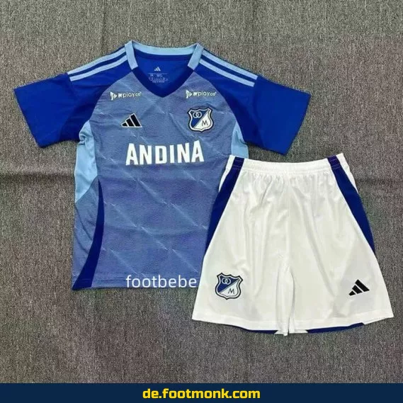 Millonarios Heimtrikot Kinder 2025/2026 – Günstige Fußballtrikots online kaufen