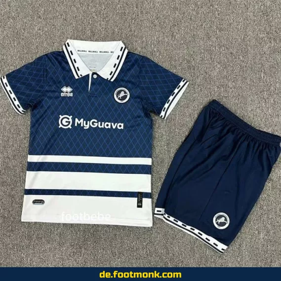 Millwall Heimtrikot Kinder 2024/2025 – Günstige Fußballtrikots online kaufen