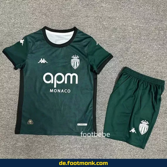 AS Monaco Kinder Trikot 2024/2025 Auswärts – Günstige Fußballtrikots online kaufen | Personalisierbar