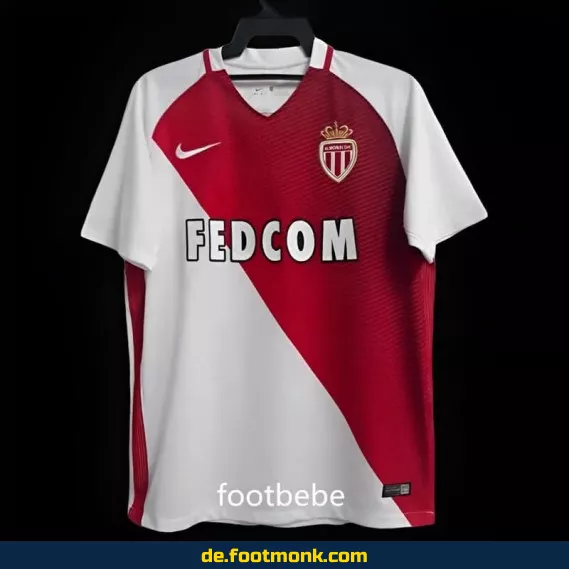 Monaco Vintage Fußballtrikot 2016/2017 Heim – Authentisches Retro Trikot für Herren, Damen & Kinder | Fussballtrikots günstig online kaufen