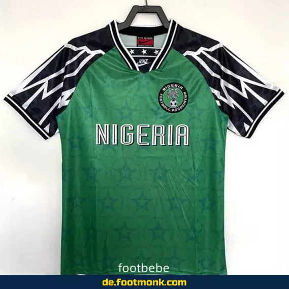 Nigeria Vintage Fußballtrikot 1994/95 Heim – Retro Fussballtrikot Herren/Damen/Kinder | Authentisches WM-Trikot | Günstige Fußballtrikots Online Kaufen