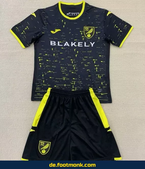 Norwich City Auswärtstrikot Kinder 2024/2025 – Günstige Fußballtrikots online kaufen | Authentisches Vereinstrikot | Personalisierbar