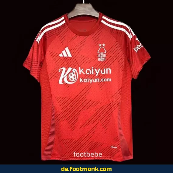 Nottingham Forest Heimtrikot 2024/2025 – Rot | Offizielles Fußballtrikot | Herren, Damen & Kinder | Günstig online kaufen | Personalisierbar mit Name & Nummer