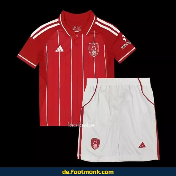 Nottingham Forest Heimtrikot Kinder 2025/2026 – Günstige Fußballtrikots online kaufen | Authentisches Vereinstrikot | Fußballtrikot für Kinder