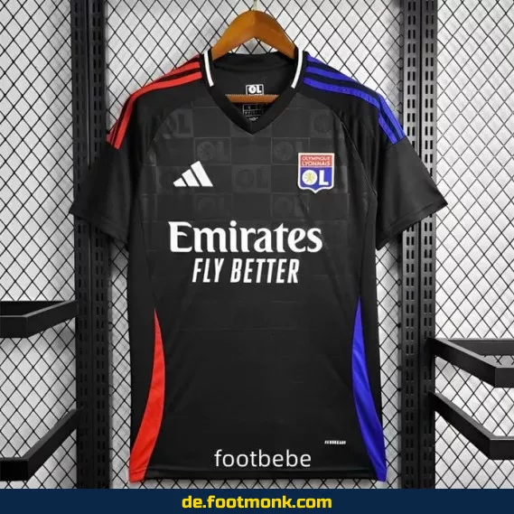 OLympique Lyon Auswärtstrikot 2024/2025 – Offizielles Herren Fußballtrikot (Schwarz) – Jetzt günstig kaufen | Nike Vereinstrikot | Personalisierbar mit Name & Nummer