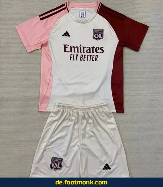 OLympique Lyon Kinder Trikot 2024/2025 Auswärts – Günstige Fußballtrikots für Kinder | Personalisierbar
