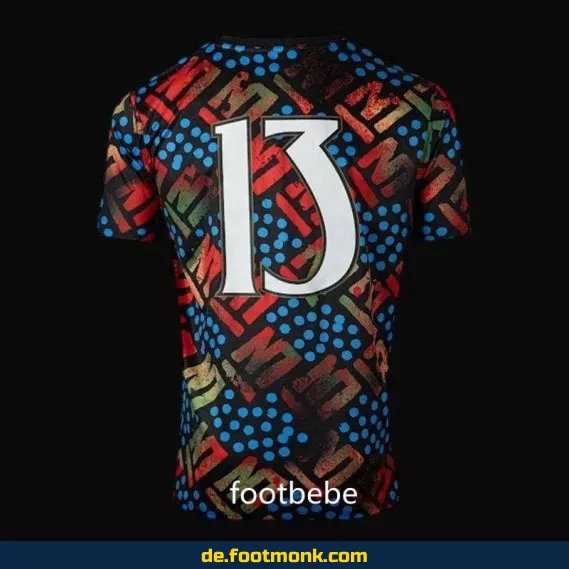 Olympique Marseille Trikot 2024/2025 Afrika Edition – Herren Auswärtstrikot Nr. 13 in Schwarz – Offiziell lizenziert