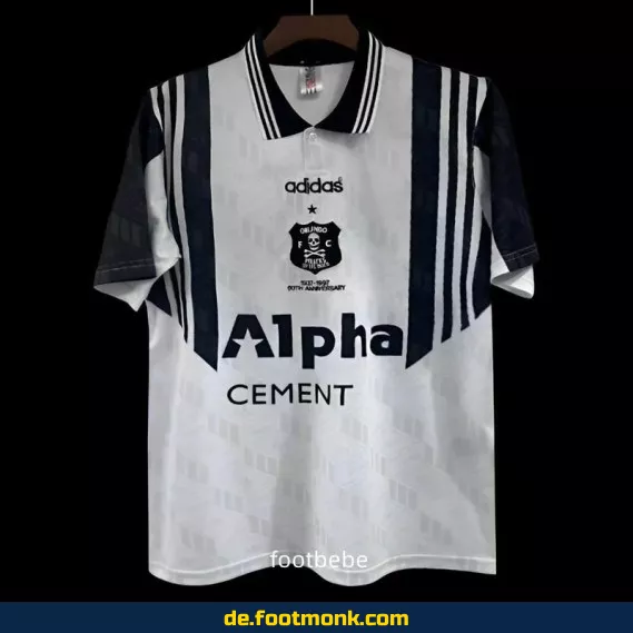 Orlando Pirates Vintage Trikot 1996/1997 Heim – Retro Fußballtrikot Herren/Damen/Kinder | Authentisches Vereinstrikot | Fussballtrikots günstig kaufen