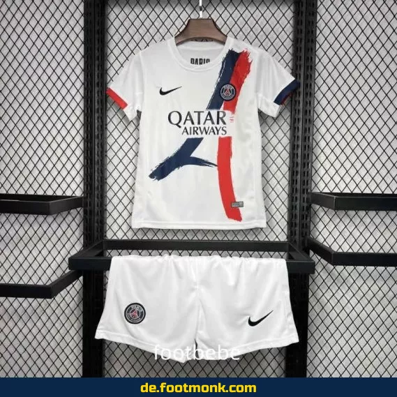 PSG Kinder Fußballtrikot 2024/2025 Weiß – Günstige Fussballtrikots Online Kaufen