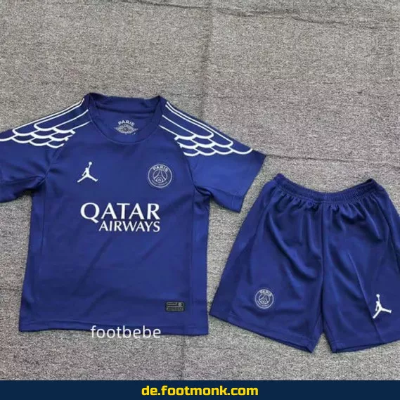 PSG Kinder Fußballtrikot 2024/2025 – Blaues Heimtrikot | Günstige Fussballtrikots für Jungen & Mädchen | Authentisches Nike/Adidas Vereinstrikot