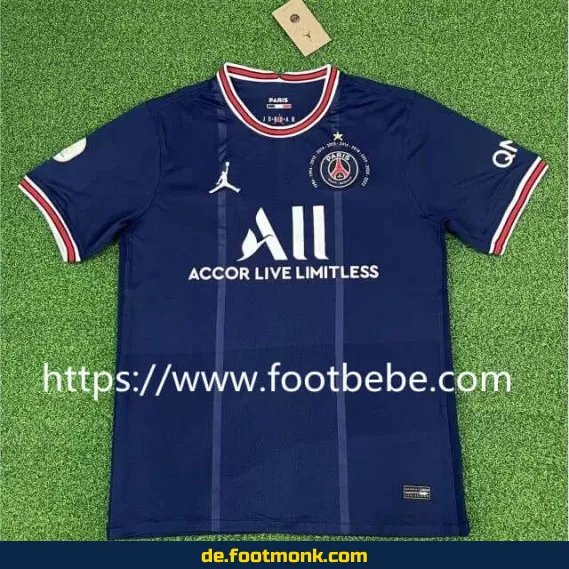PSG Jordan Heimtrikot mit Stern – 10x französischer Meister | Herren Fußballtrikot | Nike Vereinstrikot | Authentisches Fussballtrikot | Personalisierbar