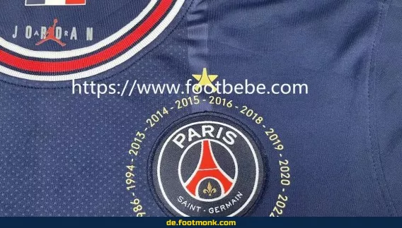 PSG Jordan Heimtrikot mit Stern – 10x französischer Meister | Herren Fußballtrikot | Nike Vereinstrikot | Authentisches Fussballtrikot | Personalisierbar