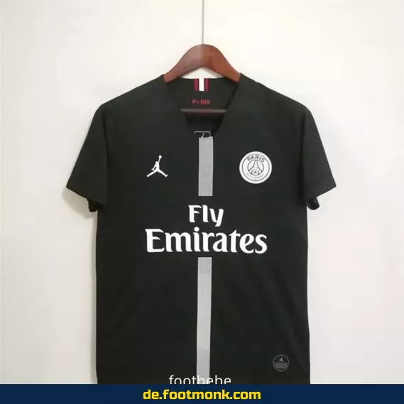 PSG Jordan Vintage Trikot 2018/2019 – Herren Fußballtrikot Schwarz | Authentisches Retro Trikot | Nike Vereinstrikot