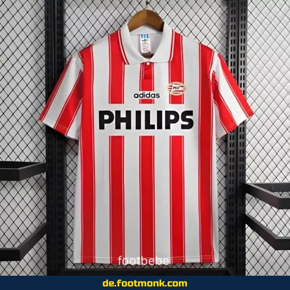 PSV Eindhoven Vintage Trikot 1994/95 Heim – Retro Fußballtrikot Herren/Damen/Kinder – Authentisches Vereinstrikot – Fussballtrikots günstig kaufen
