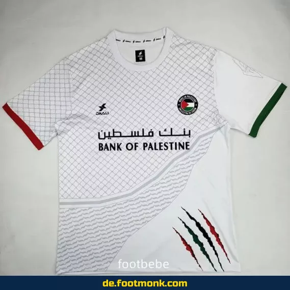 Palästina Trikot 2024/2025 Weiß – Authentisches Fußballtrikot Herren/Damen/Kinder | Günstig online kaufen | Personalisierbar