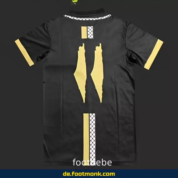 Palästina Fußballtrikot 2024/2025 – Herren Damen Kinder – Schwarz – Authentisch & Personalisierbar – Günstig Online Kaufen
