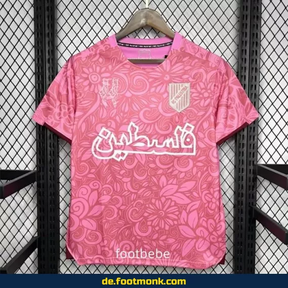 Palästina Fußballtrikot 2024/2025 – Rosa | Günstige Fussballtrikots online kaufen | Herren, Damen & Kinder | Personalisierbar