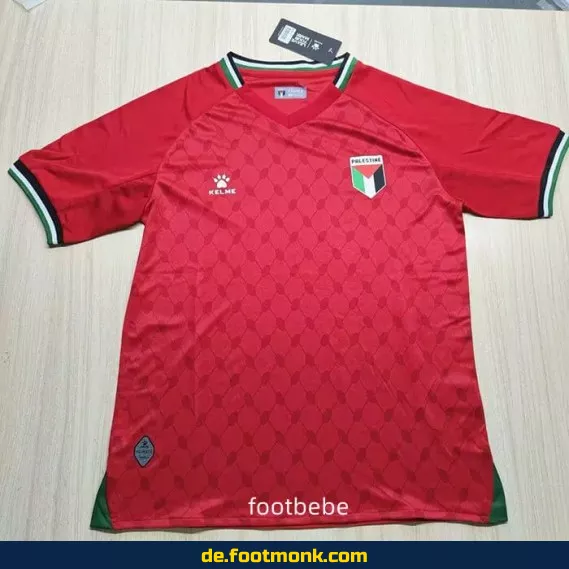Palästina Heimtrikot 2024/2025 – Rot | Fußballtrikot Herren/Damen/Kinder | Günstige Fussballtrikots | Authentisches Vereinstrikot | Personalisierbar