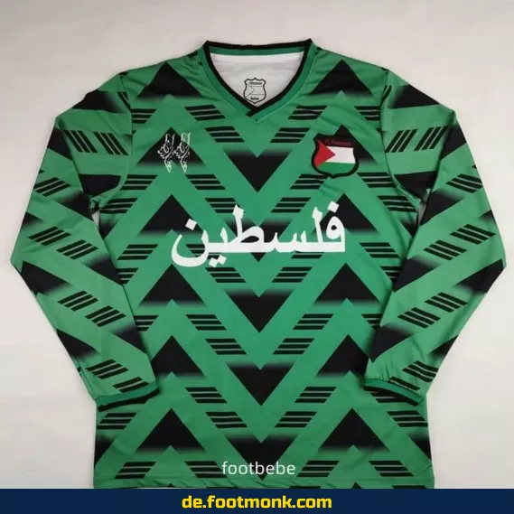 Palästina Trikot 2024/2025 Herren – Langarm in Grün | Fußballtrikot günstig kaufen