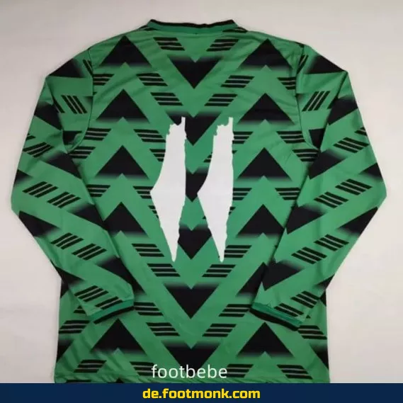 Palästina Trikot 2024/2025 Herren – Langarm in Grün | Fußballtrikot günstig kaufen