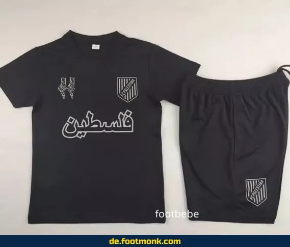 Kinder Fußballtrikot Palästina 2024/2025 schwarz – Günstige Fussballtrikots online kaufen