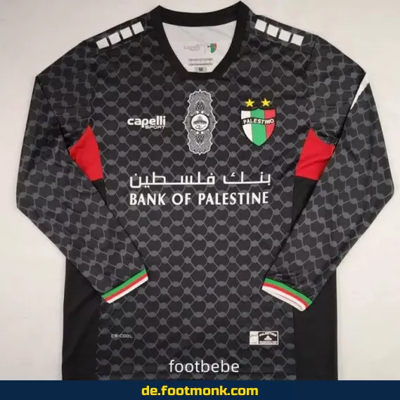 Palestino Auswärtstrikot 2024/2025 – Langarm Fußballtrikot Herren/Damen – Offizielles Vereinstrikot – Schwarz – Günstig online kaufen