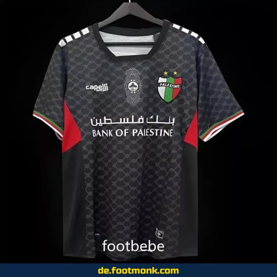 Palestino Auswärtstrikot 2024/2025 – Schwarz | Fußballtrikots Herren/Damen/Kinder | Günstig Online Kaufen