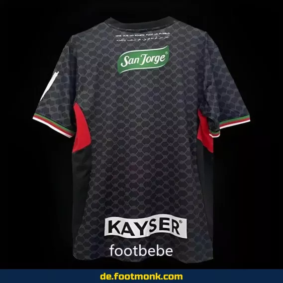 Palestino Auswärtstrikot 2024/2025 – Schwarz | Fußballtrikots Herren/Damen/Kinder | Günstig Online Kaufen