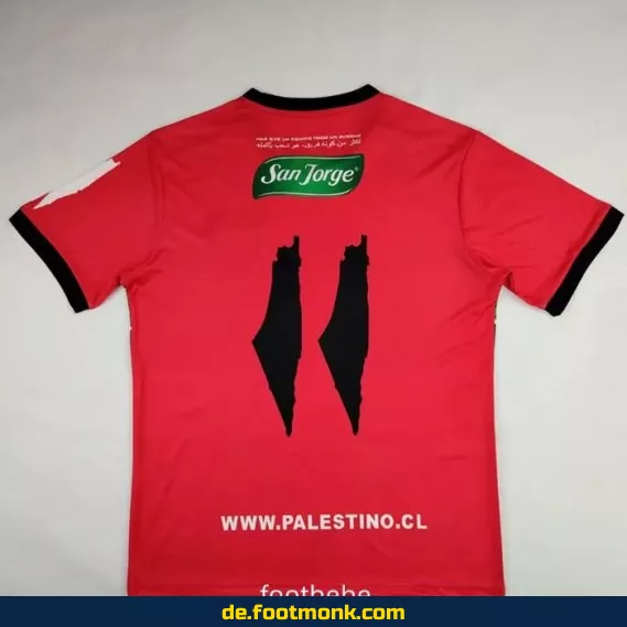 Palestino Heimtrikot 2024/2025 – Rot | Authentisches Fußballtrikot | Herren, Damen & Kinder | Günstig online kaufen | Personalisierbar