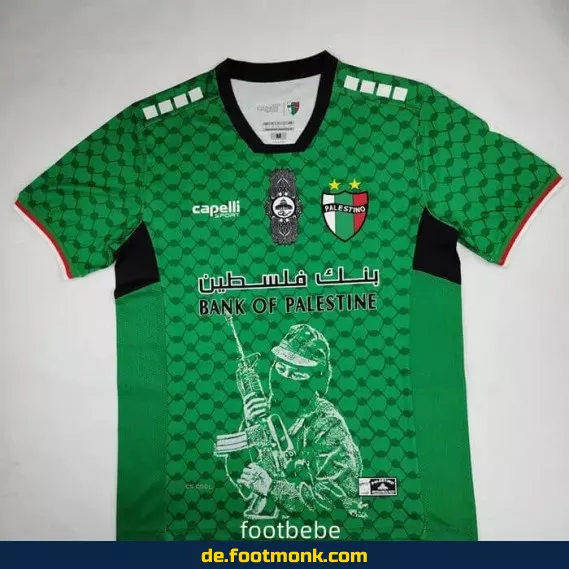 Maillot Palestino 2024/2025 Herren Fußballtrikot in Grün - Authentisches Fußballtrikot online kaufen
