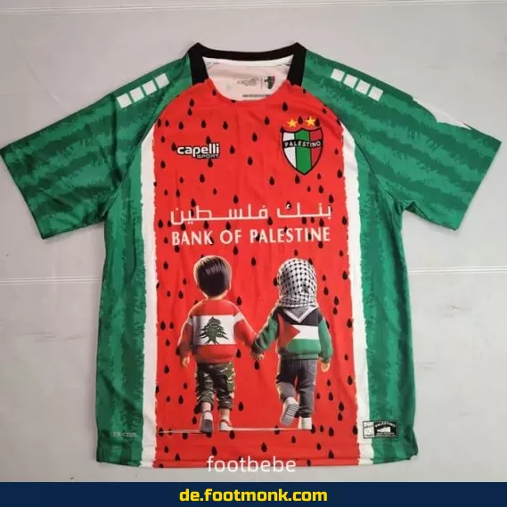 Palestino Heimtrikot 2025/2026 – Spezialedition Rot | Offizielles Vereinstrikot | Herren, Damen & Kinder | Fußballtrikot günstig online kaufen | Personalisierbar mit Nummer & Name