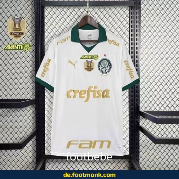 Palmeiras Auswärtstrikot 2024/2025 mit Sponsoring – Fußballtrikot Herren/Damen/Kinder | Günstige Vereinstrikots | Nike/Adidas | Personalisierbar