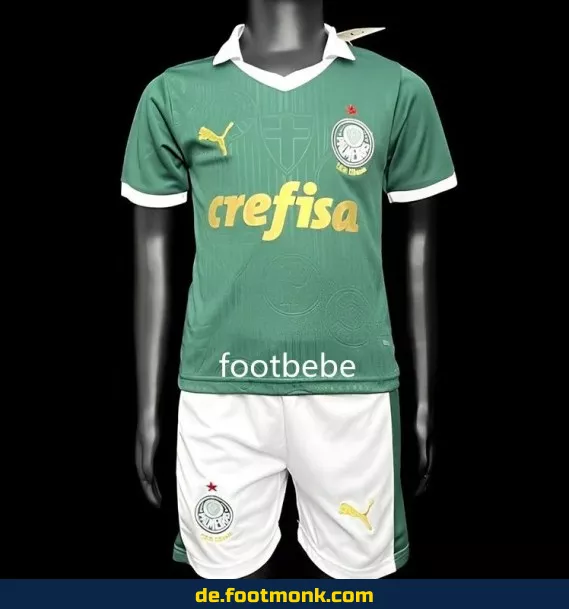 Palmeiras Heimtrikot Kinder 2024/2025 – Grünes Fußballtrikot für Jungen & Mädchen | Günstige Vereinstrikots | Nike/Adidas