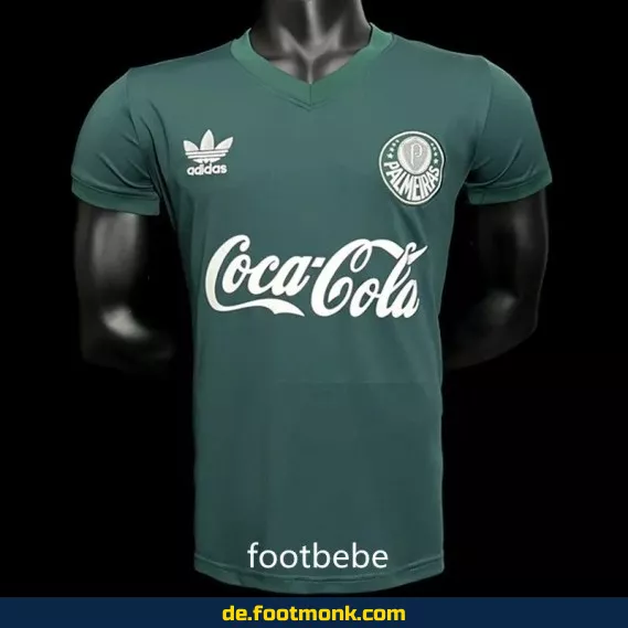 Palmeiras Vintage Heimtrikot 1980 – Grünes Retro Fußballtrikot für Herren – Authentisches Vereinstrikot