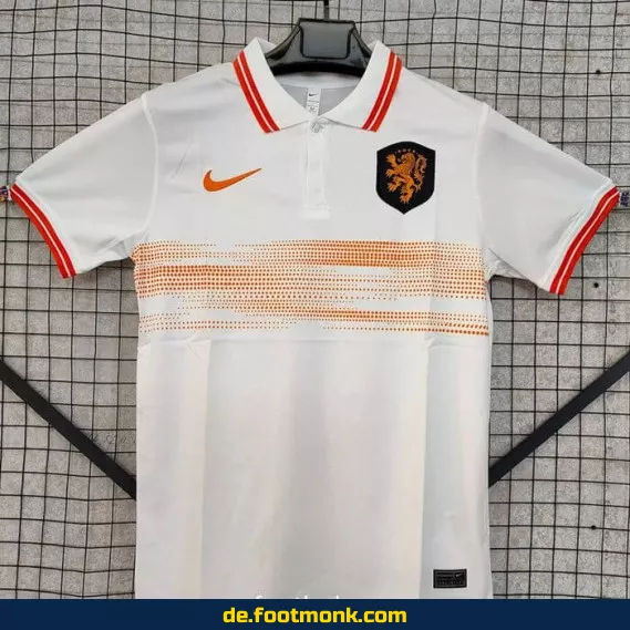 Fußballtrikot Niederlande 2024/2025 Herren Polo Weiß – Authentisches Nike/Adidas Trikot – Günstig online kaufen