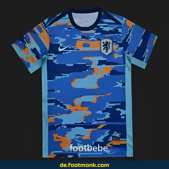 Niederlande 2024 Trainings-Trikot blau – Fußballtrikot Herren/Damen/Kinder | Günstig online kaufen