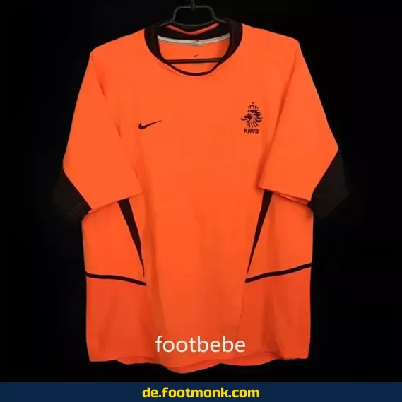 Vintage Niederlande Heimtrikot 2002 – Orange Retro Fußballtrikot (Herren/Damen/Kinder) – Authentisches WM-Trikot – Günstig online kaufen