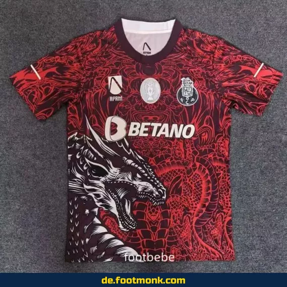 FC Porto Heimtrikot 2025/2026 Dragon Rot – Fußballtrikot Herren/Damen/Kinder | Günstig & Authentisch | Personalisierbar mit Nummer & Name