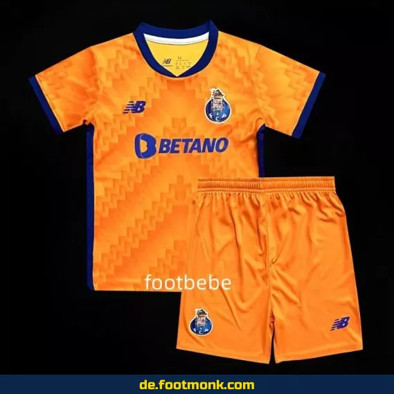 FC Porto Auswärtstrikot Kinder 2024/2025 – Orange | Günstige Fußballtrikots online kaufen