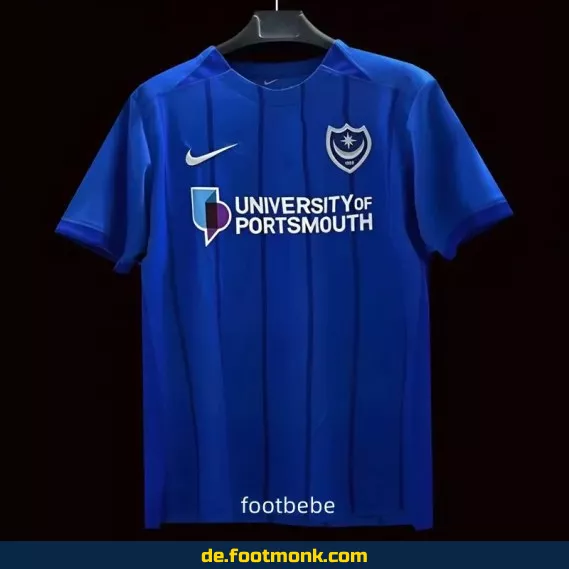 Portsmouth Heimtrikot 2024/2025 – Blaues Fußballtrikot für Herren, Damen & Kinder | Günstig online kaufen | Authentisches Vereinstrikot