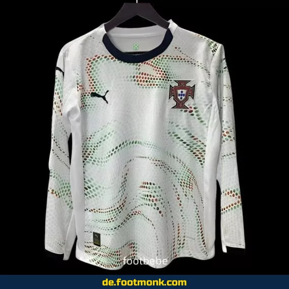Portugal Heimtrikot 2024/2025 Langarm – Herren Fußballtrikot weiß – Authentisches Nike/Adidas Trikot – Fussballtrikots günstig online kaufen