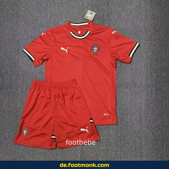 Portugal Heimtrikot Kinder 2025/2026 rot – Günstige Fußballtrikots online kaufen | Nike/Adidas