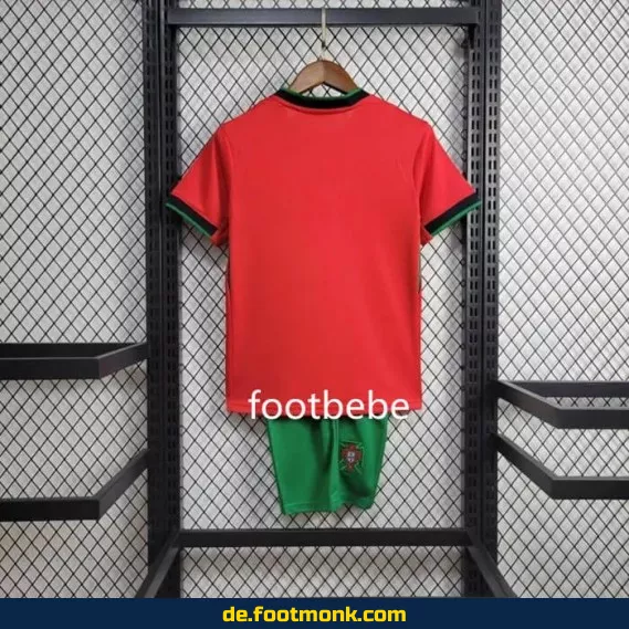 Portugal Heimtrikot Kinder Euro 2024 Rot – Günstige Fußballtrikots online kaufen | Authentische Fussballtrikots für Kinder
