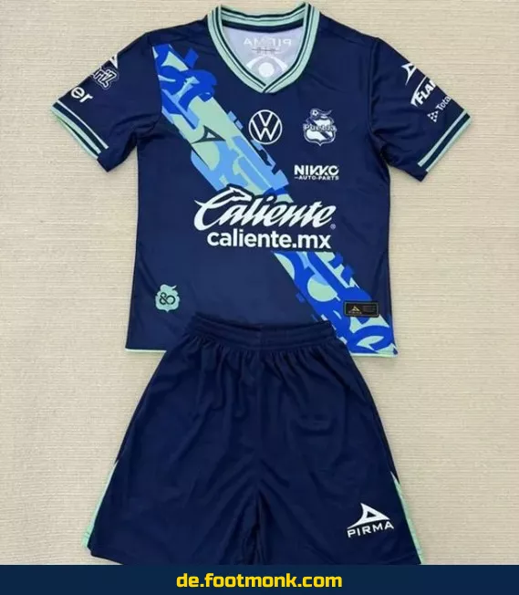 Maillot Puebla Kinder 2024 2025 Auswärtstrikot – Authentisches Fußballtrikot online kaufen