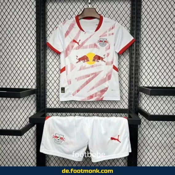 RB Leipzig Heimtrikot 2024/2025 Kinder – Weißes Fußballtrikot für Jungen & Mädchen | Günstige Vereinstrikots | Authentisches Adidas Trikot | Bundesliga Trikots online kaufen