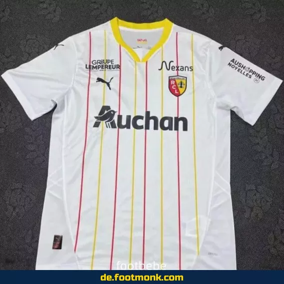 RC Lens Trikot 2024/2025 Drittes Trikot Weiß – Fußballtrikot Herren/Damen/Kinder – Authentisches Vereinstrikot – Jetzt günstig online kaufen
