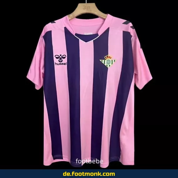 Real Betis Heimtrikot 2025/2026 – Rosa Fußballtrikot für Herren, Damen & Kinder | Günstige Vereinstrikots | Personalisierbar mit Nummer & Name