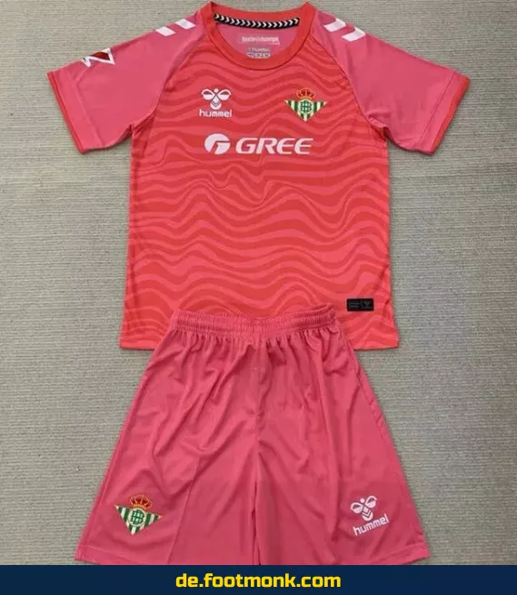 Real Betis Kinder Fußballtrikot 2024/2025 – Rot | Günstige Vereinstrikots | Authentisches Fussballtrikot für Jungen & Mädchen