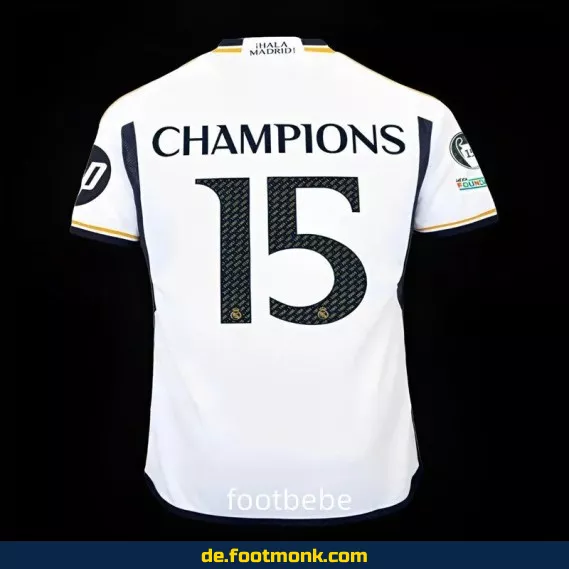 Real Madrid Heimtrikot 2023/2024 – Offizielles Champions League Trikot | Herren, Damen & Kinder | Authentisches Fußballtrikot mit personalisierbarer Nummer | Nike Vereinstrikot | Jetzt günstig online kaufen