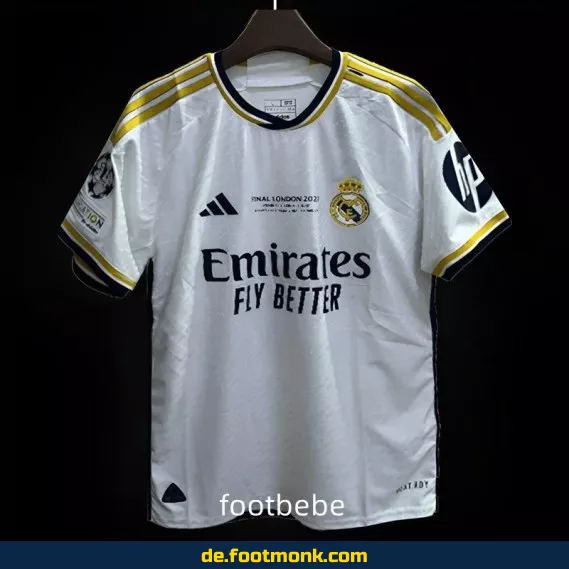 Real Madrid Heimtrikot 2023/2024 Champions League Finale – Authentisches Fußballtrikot Herren/Damen/Kinder | Günstige Fussballtrikots online kaufen